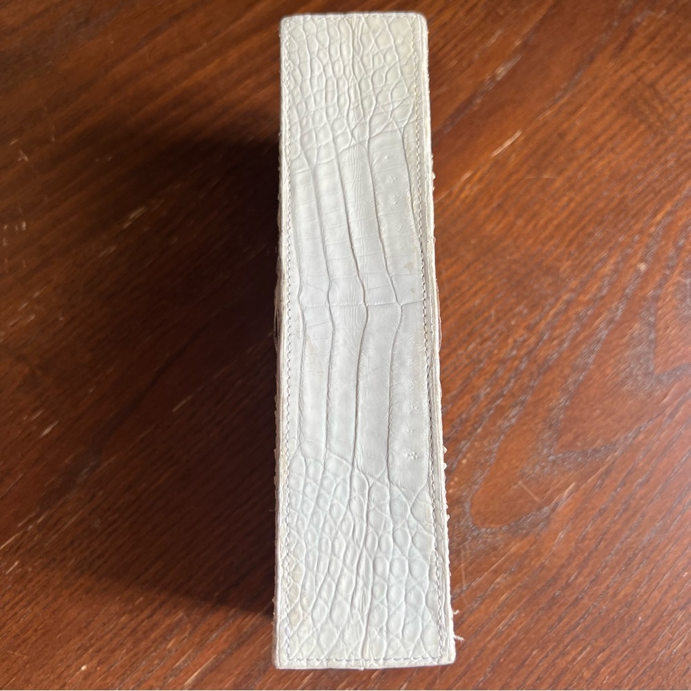 Nancy Gonzalez Crocodile & Python Box Clutch - image 5